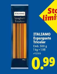 Italiamo - Esparguete Tricolor