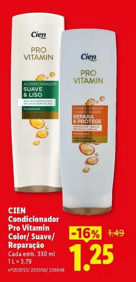 Cien - Cencondicionador Pro Vitamini Color