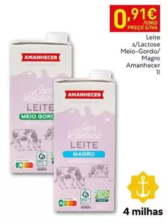 Amanhecer - Leite S/lactose Meio-gordo/magro