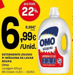 Omo - Detergente Líquido Para Maquina De Lavar Roupa