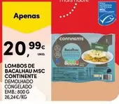 Continente - Lombos De Bacalhau Msc