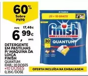 Finish - Detergente Em Pastilhas P/ Maquina Da Loica Quantum