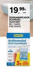 Humydry - Desumidificador Roupeiro