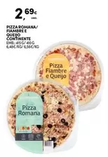 Continente - Pizza Romana/Fiambre E Queijo