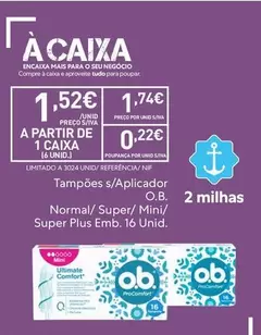 Mini - Tampões S/aplicador