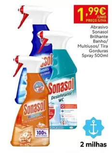 Sonasol - Abrasivo Banho/ Multiusos/ Tira Gorduras Spray