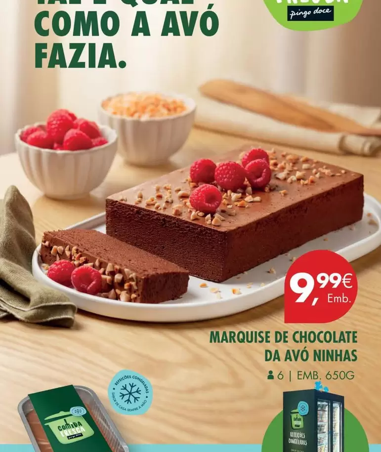 pingo doce - Marquise De Chocolate Da Año