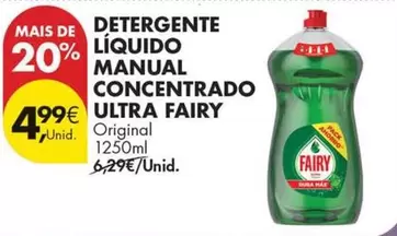Fairy - Detergente Líquido Manual Ultra