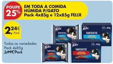 Felix - Em Toda A Comida Húmida P/gato