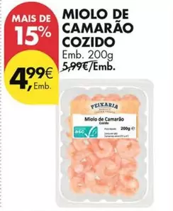 Miolo De Camarão Cozido