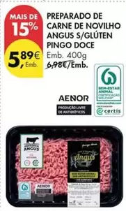 pingo doce - Preparado De Carne De Novilho Angus S/Gluten