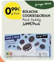 pingo doce - Bolacha Cookies&Cream
