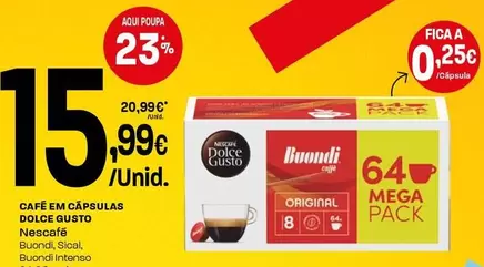 Nescafé - Cafe Em Capsulas Dolce Gusto
