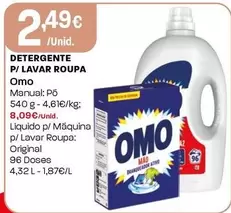 Omo - Detergente P/ Lavar Roupa