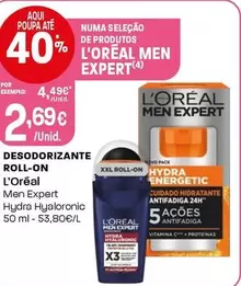 L'Oréal - Desodorizante Roll-On