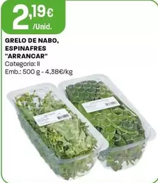 Grelo De Nabo, Espinafres "Arrancar"