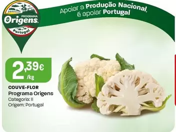Programa Origens - Couve Flor