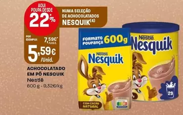Nestlé - Achocolatado Em Po Nesquik