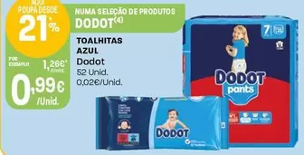 Dodot - Toalhitas Azul