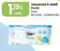 Porsi - Toalhitas P/Bebe