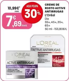 L'Oréal - Creme De Rosto Active Antirrugas
