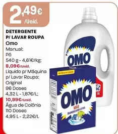 Omo - Detergente P/ Lavar Roupa