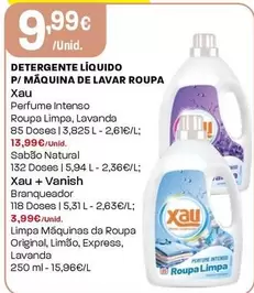Xau - Detergente Líquido P/Maquina De Lavar Roupa