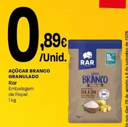 Rar - Açúcar Branco Granulado