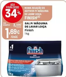 Finish - Sal P/Maquina De Lavar Loica