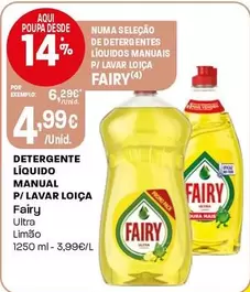 Fairy - Detergente Líquido Manual P/Lavar Loica