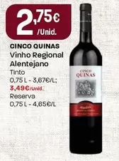 Cinco Quinas - Vinho Regional Alentejano