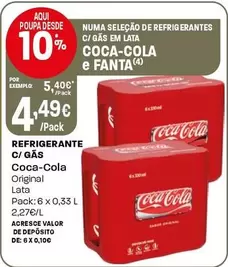 Coca Cola - Refrigerante C/Gas