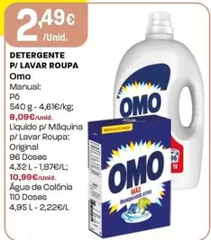 Omo - Detergente P/Lavar Roupa