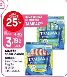 Tampax - Tampão C/Aplicador