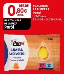 Porsi - Toalhitas De Limpeza