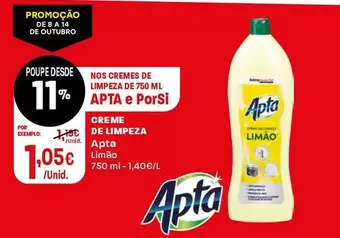 Apta - Creme De Limpeza