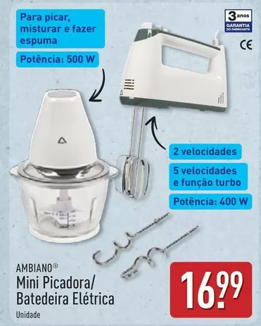 A+ - Mini Picadora/ Batedeira Eléctrica