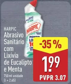 Harpic - Abrasivo Sanitário Com Lixivia De Eucalipto E Menta