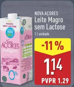 Novia Açores Leite Magro Sem Lactose