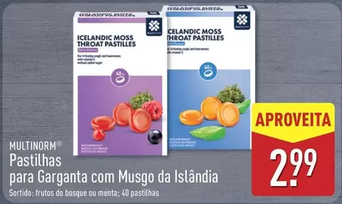 .Com - Pastilhas Para Garganta Com Musgo Da Islandia
