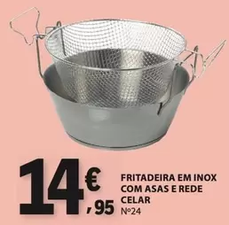 .Com - Fritadeira Em Inox Com Asas E Rede Celar