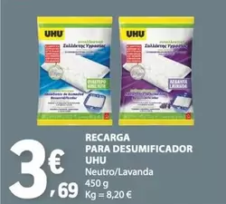 UHU - Recarga Para Desumidificador