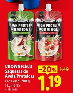Apple - Saquetas De Aveia Proteicas
