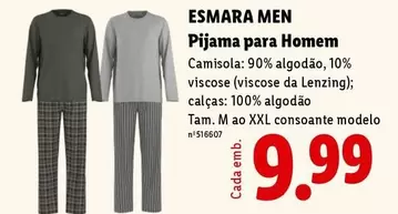 Esmara - Pijama Para Homem