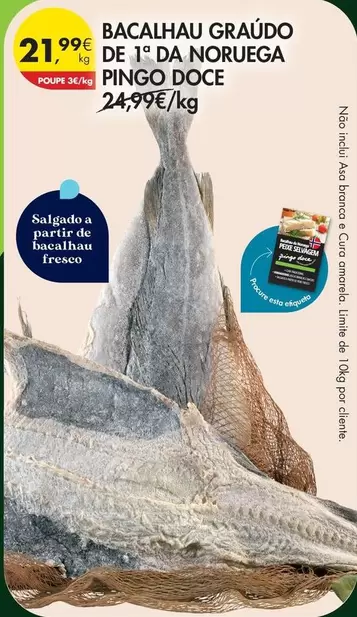 pingo doce - Bacalhau Graudo De 1a Noruega