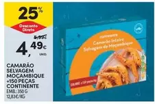 Continente - Camarão Selvagem Mocambique +150 Pecas
