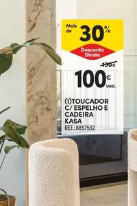 Kasa - Toucador C/espelho E Cadeira