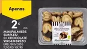 Mini - Palmiers Simples/ C/ Chocolate Virgen Brezo