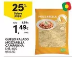 Queijo Ralado Mozzarella Campainha