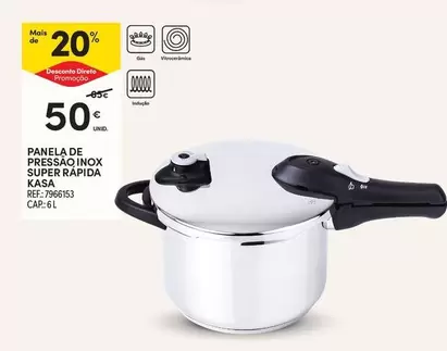 Kasa - Panela De Pregaso Inox Super Rapida